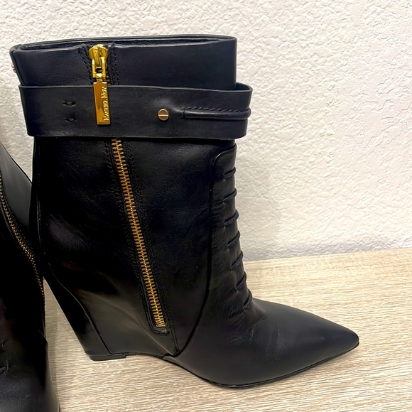 NWOT Rachel Roy Leather Booties - Picture 3 of 8